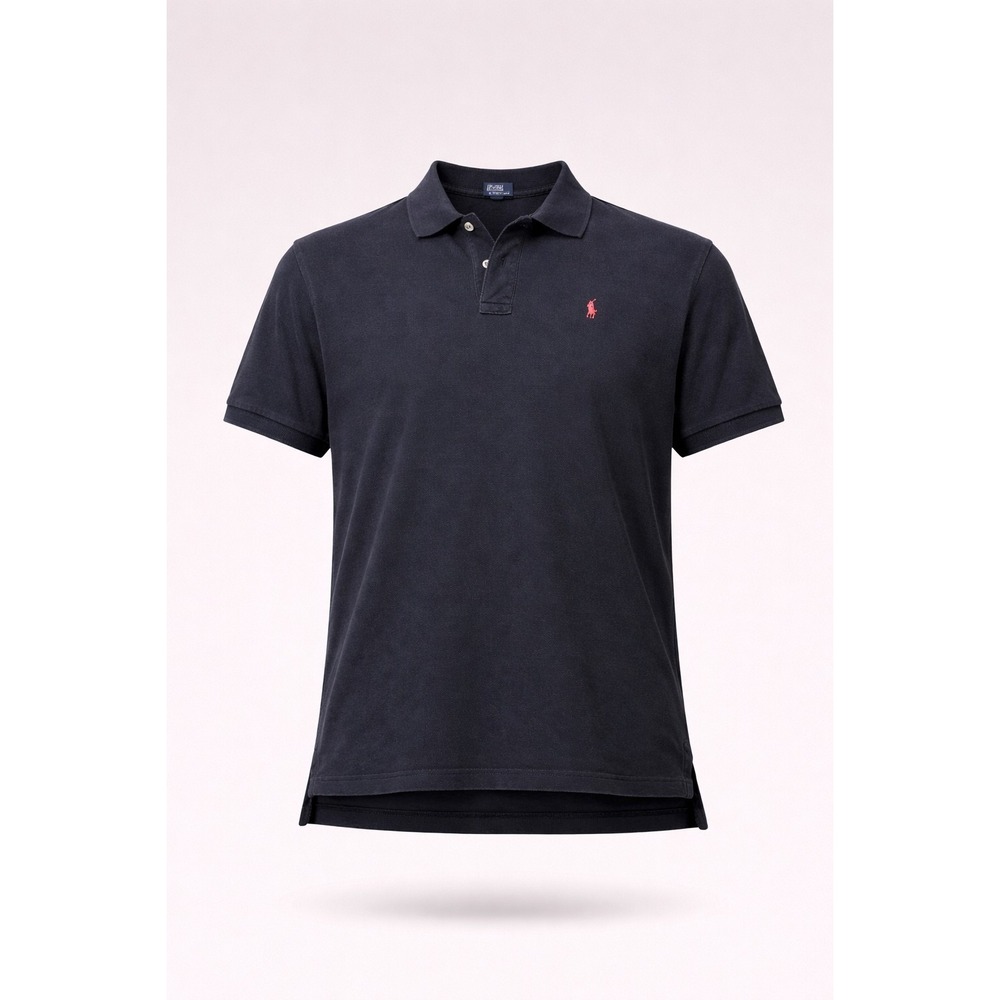 Polo Ralph Lauren Black Short Sleeve Mens Polo Shirt XXL Embroidered Pony Logo